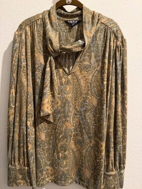 LAUREN Ralph Lauren Paisley Blouse